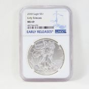 2018 American Silver Eagle NGC MS69