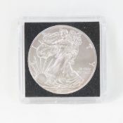 2012 American Silver Eagle BU in case