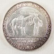 1961 Pony Express Termination Silver Medal BU