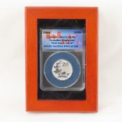2014 $20 Silver Canada Maple Leaf ANACS MS70