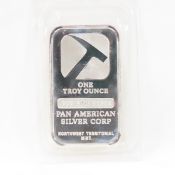Pan American Silver Corp 1 ozt .999 Silver Bar