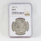 1903 Morgan Silver Dollar NGC MS63