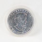 2013 $5 Canadian Maple Leaf 1ozt .9999 Silver
