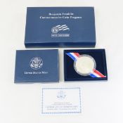 2007 Ben Franklin Founding Father Silver Dollar