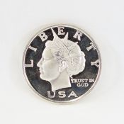 2003 Norfed $10 Liberty 1 oz .999 Silver Round