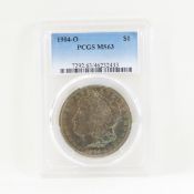 1904 O Morgan Silver Dollar PCGS MS63