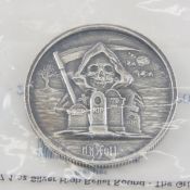2017 Antiqued Silver Grim Reaper 1ozt .999 round