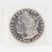 1891 CC Morgan Silver Dollar