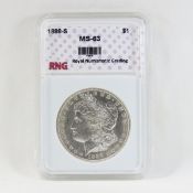1888 S Morgan Silver Dollar RNG MS63