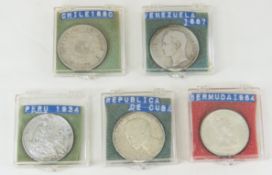 5 World Silver Dollar