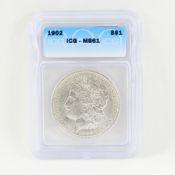 1902 Morgan Silver Dollar ICG MS61