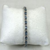 10kt White Gold & Spinel Tennis Bracelet by BAITH