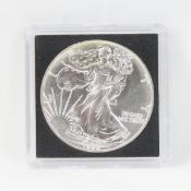 1988 American Silver Eagle BU in case