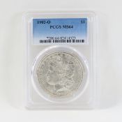 1902 O Morgan Silver Dollar PCGS MS64