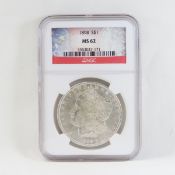 1898 Morgan Silver Dollar NGC MS62
