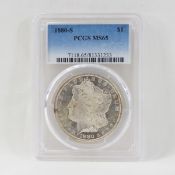 1880 S Morgan Silver Dollar PCGS MS65