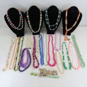 Hong Kong & Other Bead necklaces