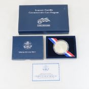 2007 Ben Franklin Scientist Silver Dollar UNC