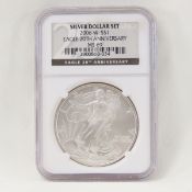 2006 W American Silver Eagle 20th Anniv. MS69