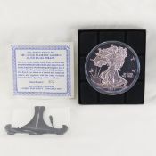 1987 1 Troy Pound Silver Proof Silver Eagle