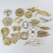 19 Signed Trifari Brooches