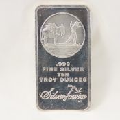 Silver Towne 10ozt .999 Silver Bar