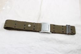 North Viet Cong Canvas Belt & Buckle