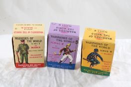 3 Warriors of the World by Marx in Original Boxes