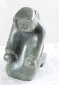 Inuit Carved Eskimo Sculpture Artist Signed DiMu
