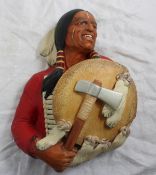 Bossons Chalkware Cheyenne Native American1967