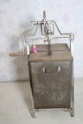 Antique Metal Butter Churn