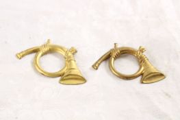 2 Indian War Era U.S. Hat Insignias 1872-1875