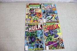 4 1970's Marvel Incredible Hulk Comics