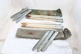 WW2 German 2 Sets Tent Poles and Stakes