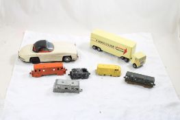 Ralstoy Truck, Tootsietoy Train Cars, Mercedes