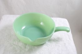 Fire King Jadeite Skillet Bowl w/Handle