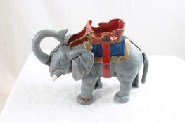Cast Iron Circus Elephant Mechanical Bank