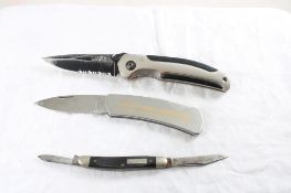 3 Pocket & Folding Knives Craftsman 2 Blade,