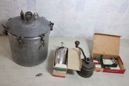 Pressure Cooker, Donut Maker, Coffee Grinder