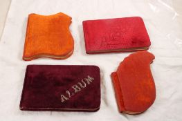 4 School Victorian 1890's Autograph Books