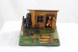 Uncle Remus Mechanical Cast Iron Bank - working