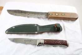 Remington Butcher Knife, Fixed Blade Whale Knife