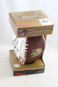 NFL Wilson Autograph Football Roger Goodell DUKE