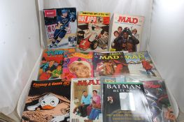 Fantasy & Comic, Mad, Laugh In, Hot Rod, Magazines