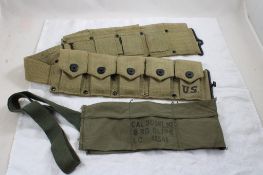 WW2 M1-Garand 10 Pocket Canvas Belt