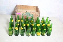 Canada Dry Crate with 24 Squirt 7 Oz Soda Bottles