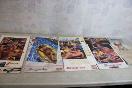 1989-1992 Snap On & 1959 Risque Calendars,