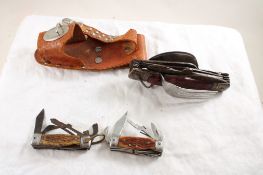 3 Vintage Camping Knives