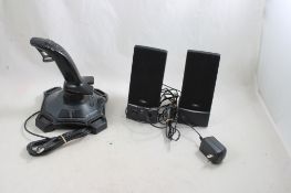Computer Speakers & Logitech Joy Stick