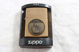 1932-1992 Zippo Camel Brushed Brass Lighter NIB